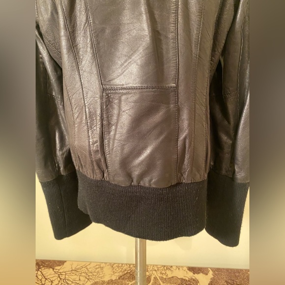 Mackage Hooded Leather Jacket Size M in good condition - Picture 14 of 16